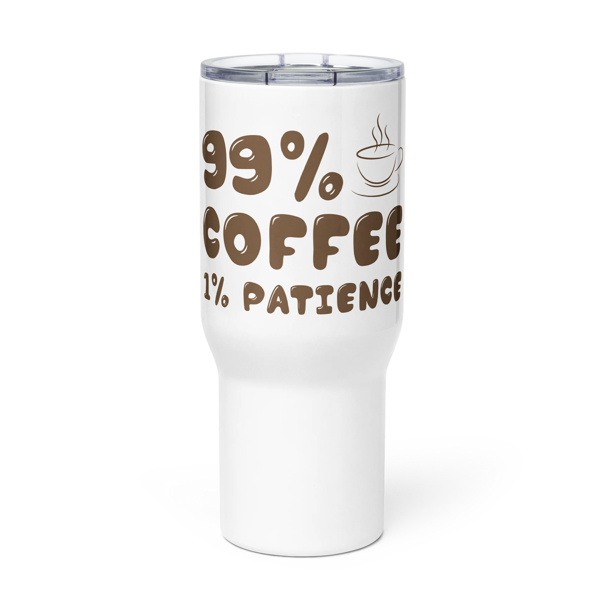99% Coffee, 1% Patience Travel Mug product image (3)
