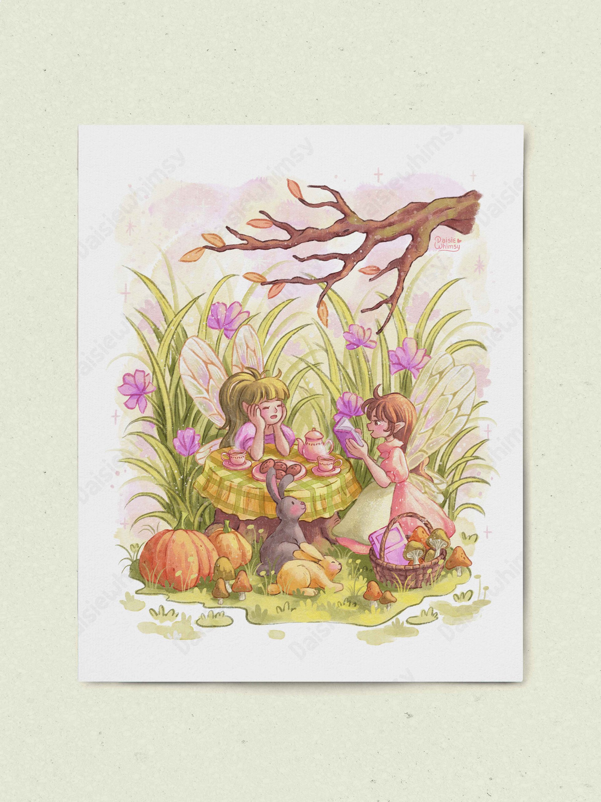 Autumn Tea Party - Print 8x10 product image (1)
