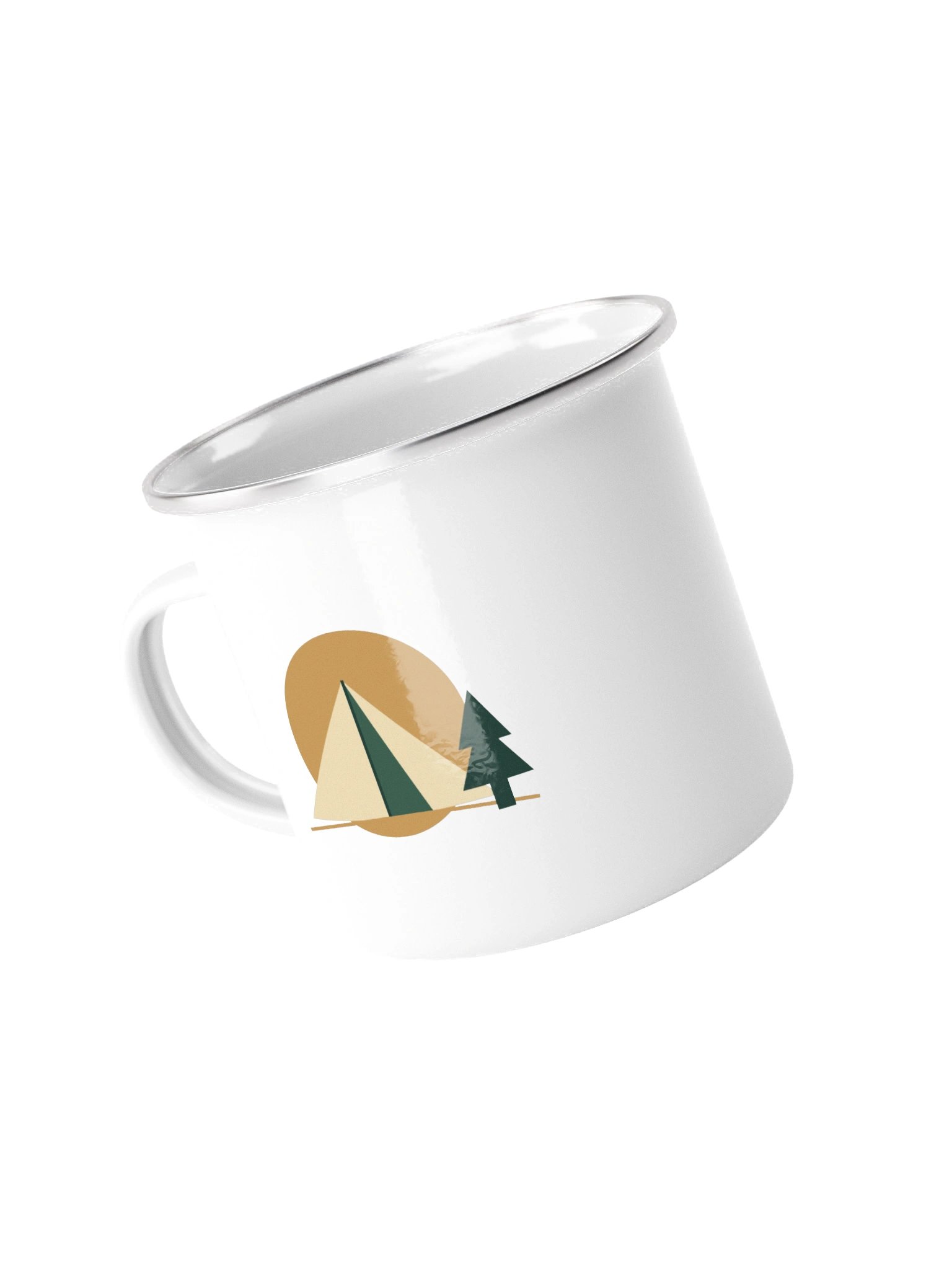 Camp Sunset Enamel Mug — 12 oz product image (2)