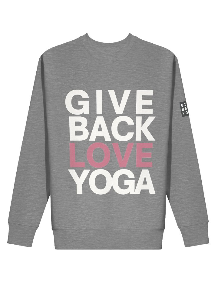 GIVE BACK LOVE YOGA Sweatshirt product image (2)