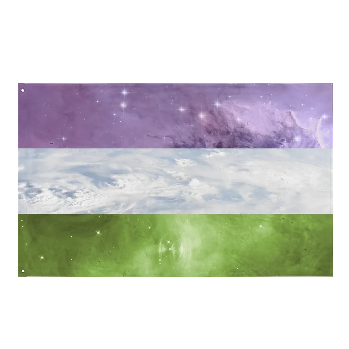 Genderqueer Space Pride Flag product image (1)