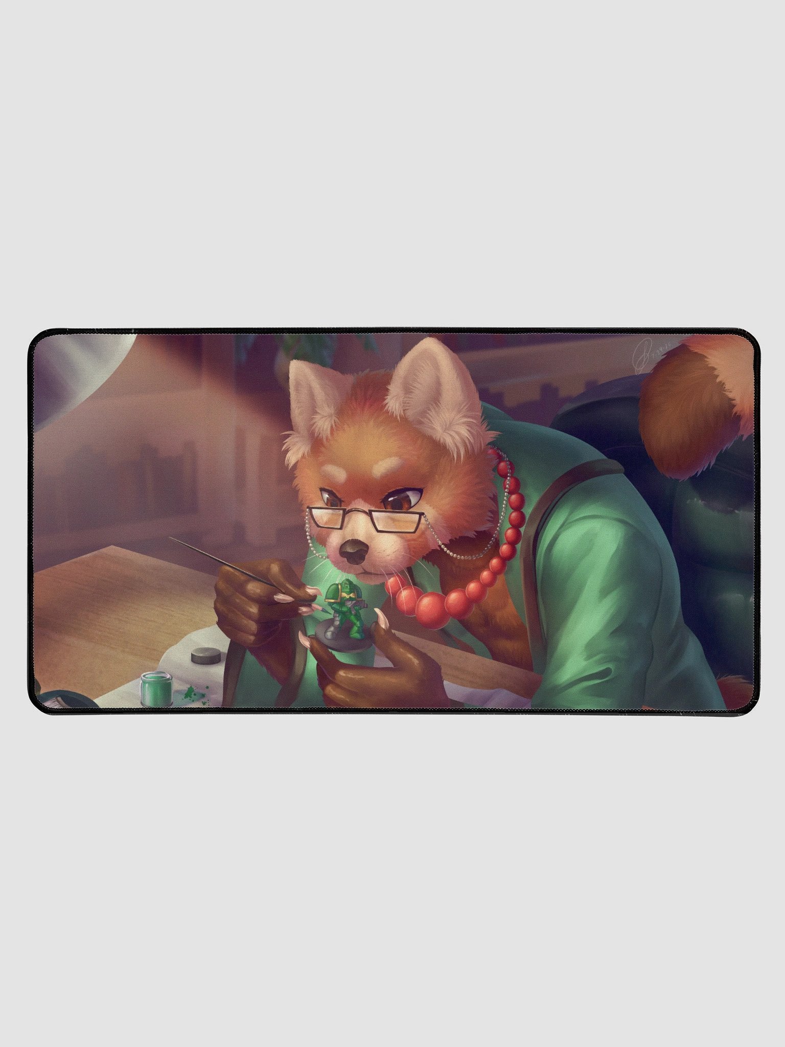Painterly Panda - Desk Mat product image (1)