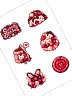 The AFK Cafe™ Sugar Stitches | 6-Piece Sticker Pack Vol. 2