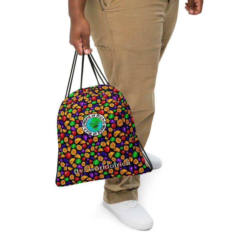 worldofrich Coin and Gem Pull-String Bag product image (5)