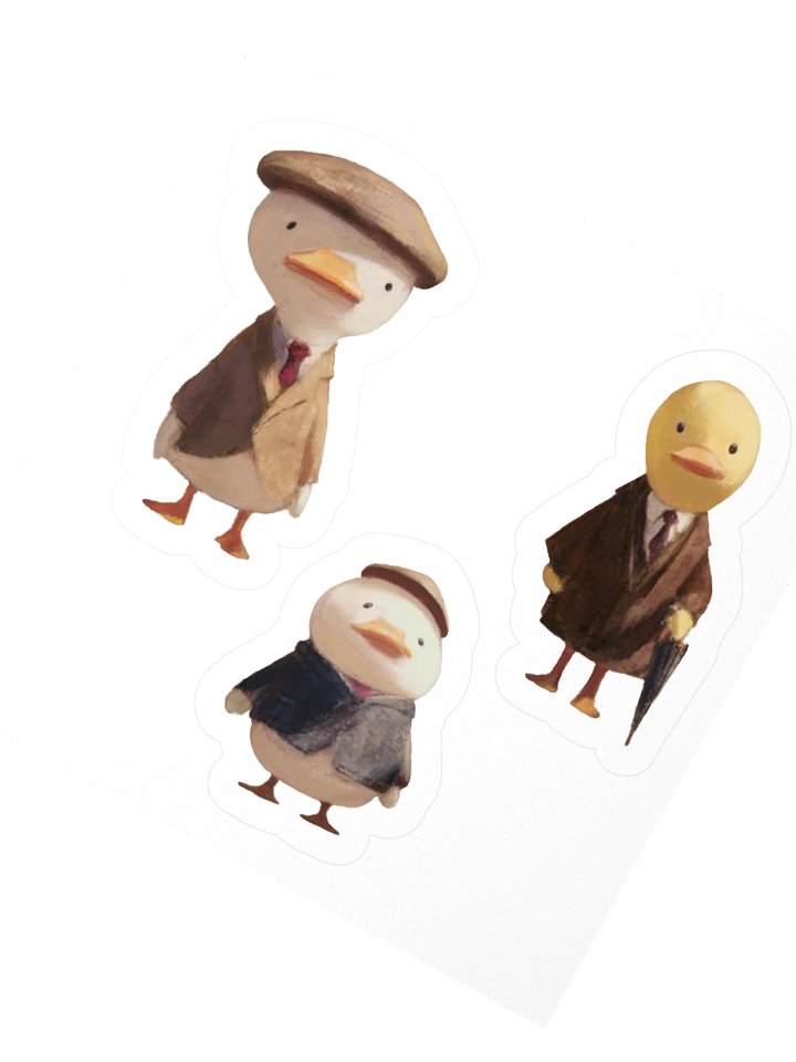 duck frenz 🐣 stickers - many sizes product image (2)