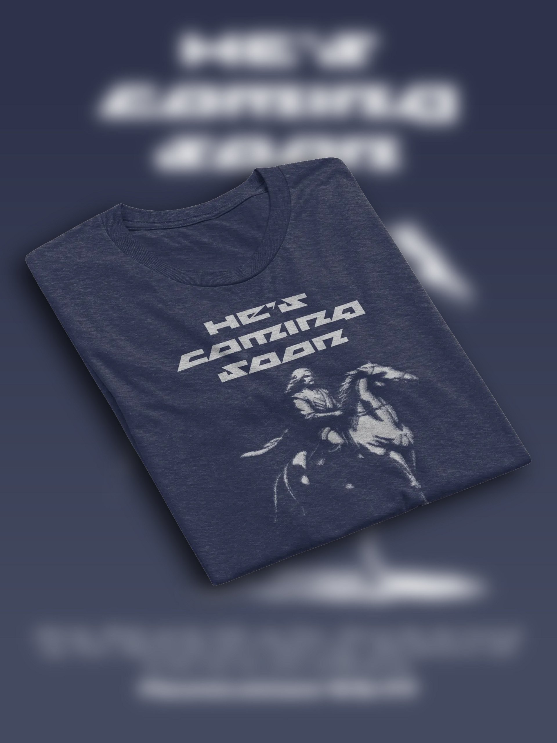 He's Coming Soon Collection - Bella+Canvas Triblend Short Sleeve T-Shirt product image (35)