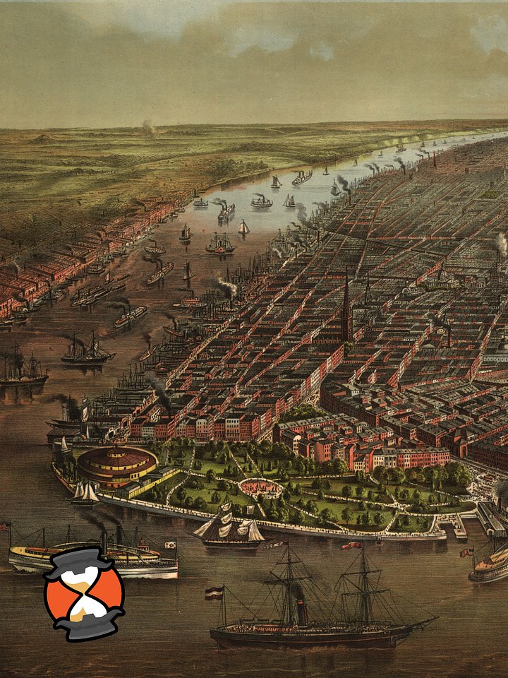 New York City 1878 (Unframed Poster Print) product image (2)