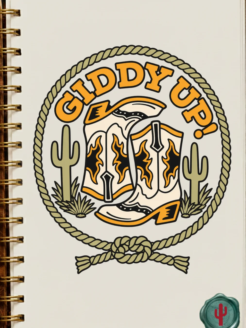 Giddy Up Badge product image (29)