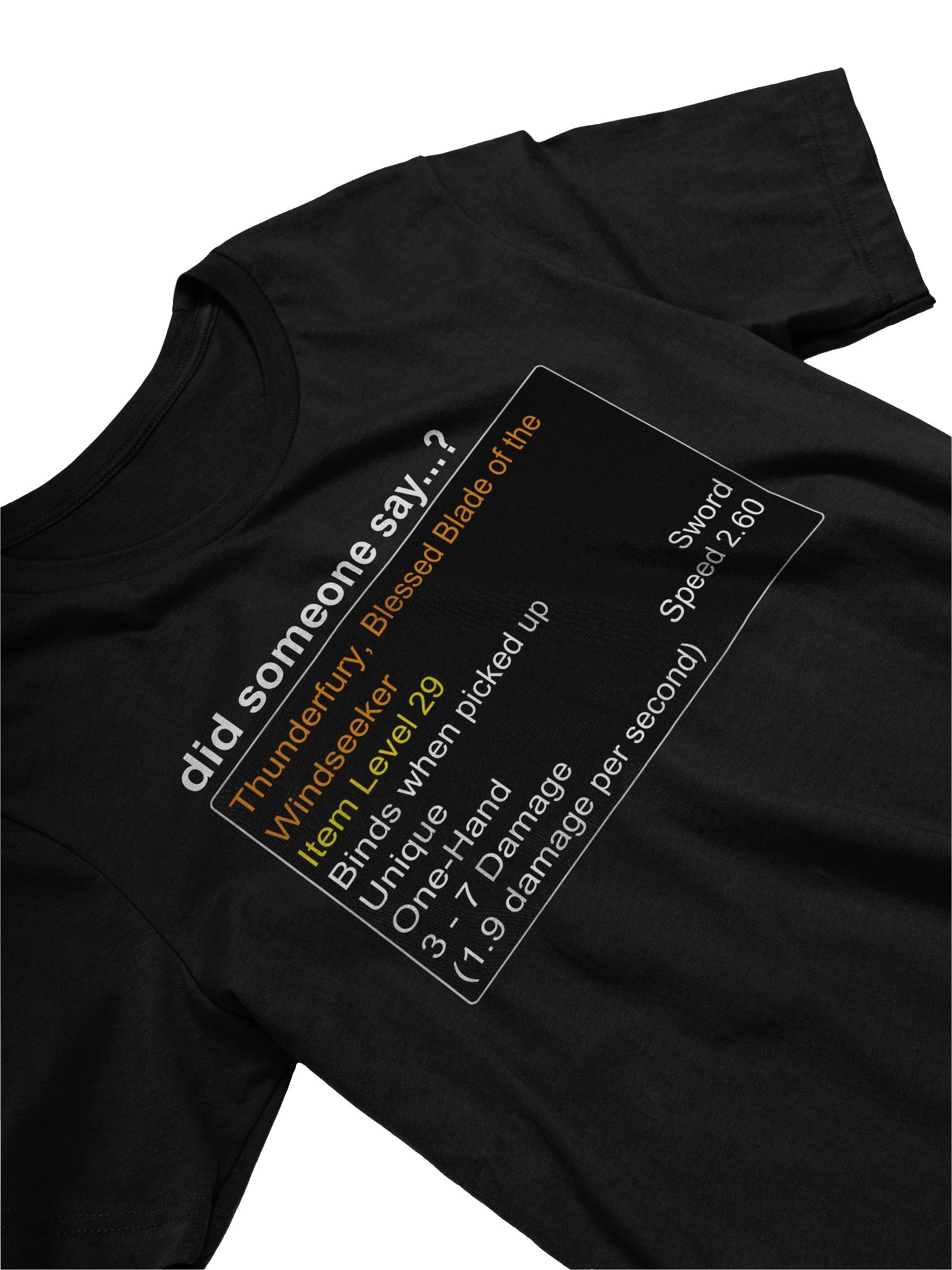 Thunderfury T-Shirt product image (3)