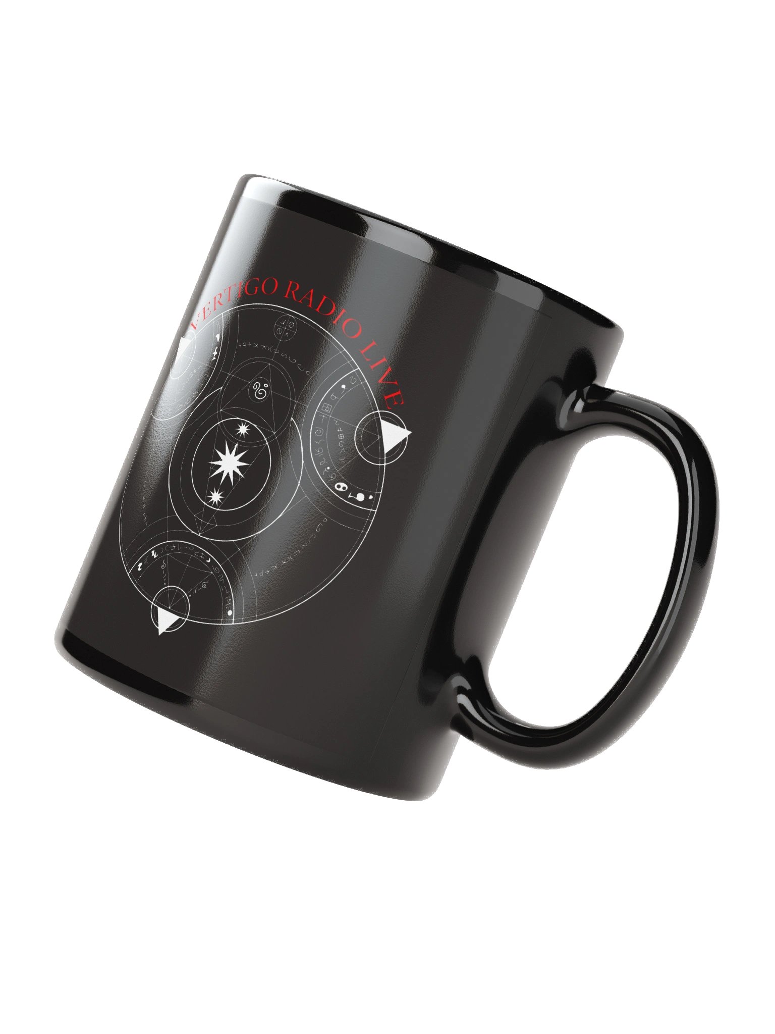 Vertigo Radio Live Mug: Vector Red product image (3)