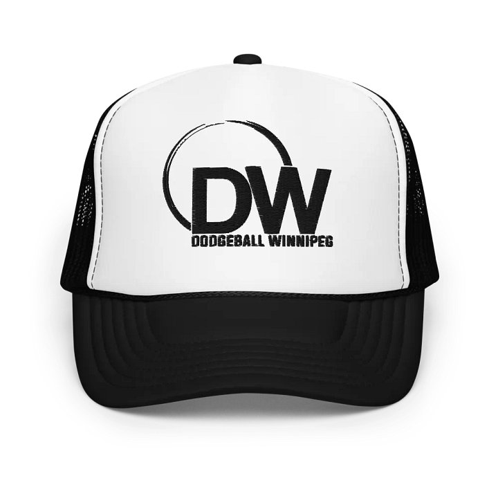 Dodgeball Winnipeg Foam Trucker Hat (Dark) product image (4)