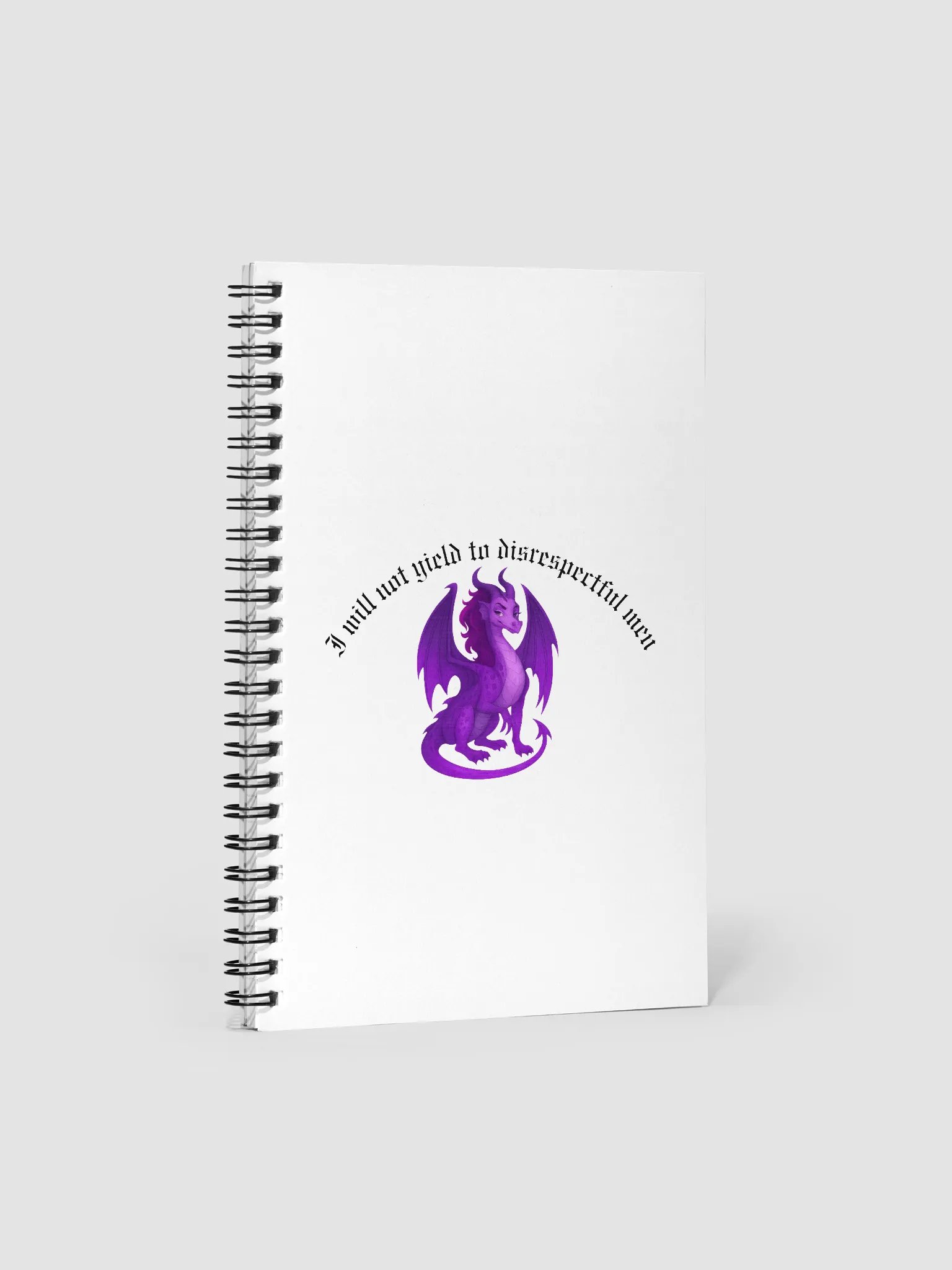 I will not yield dragon notebook product image (1)