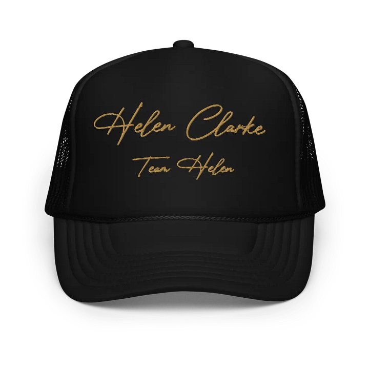 Gold LTD Edition Team Helen Clarke Hat Members Only product image (1)