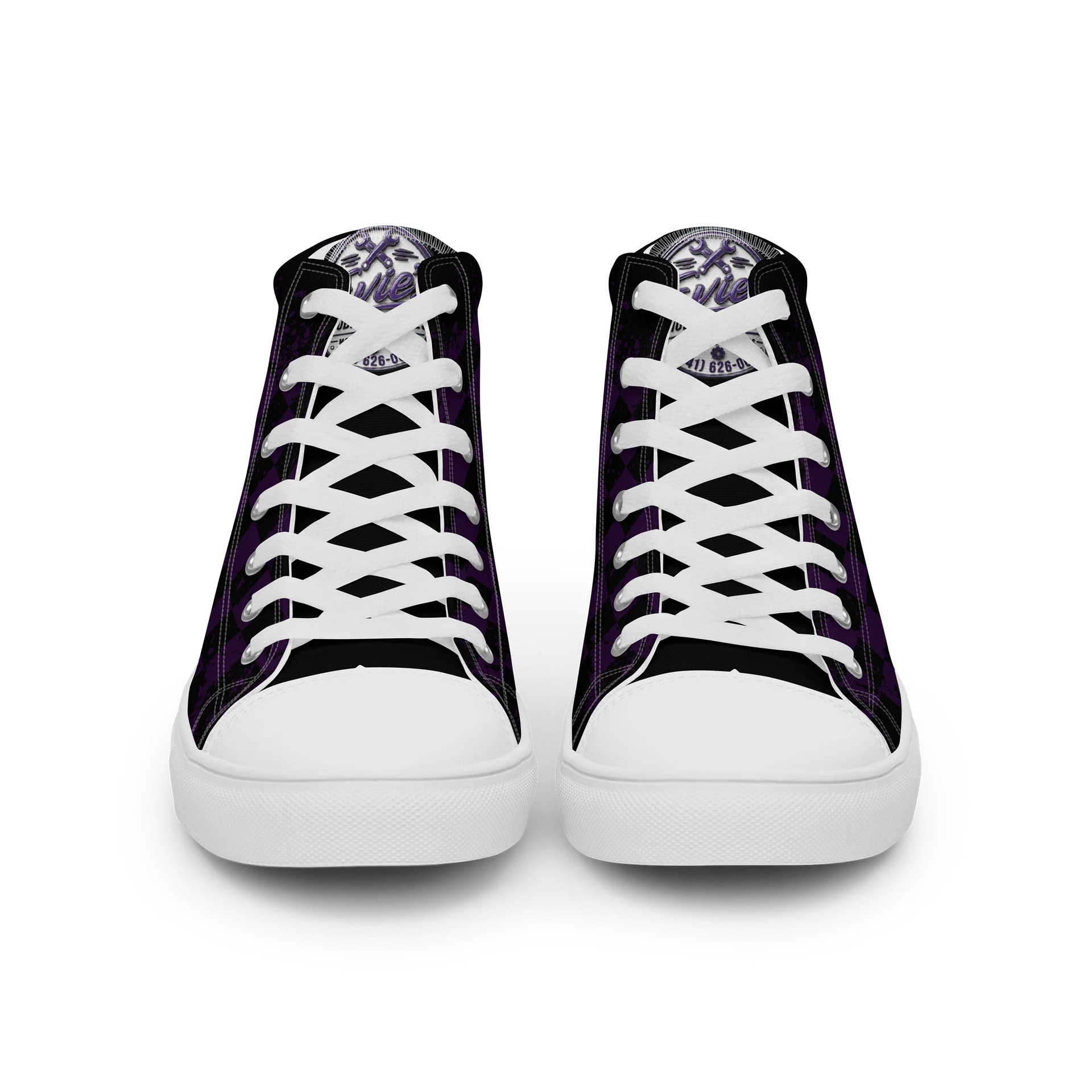 Evie’s Mobile Services Logo High Tops product image (3)