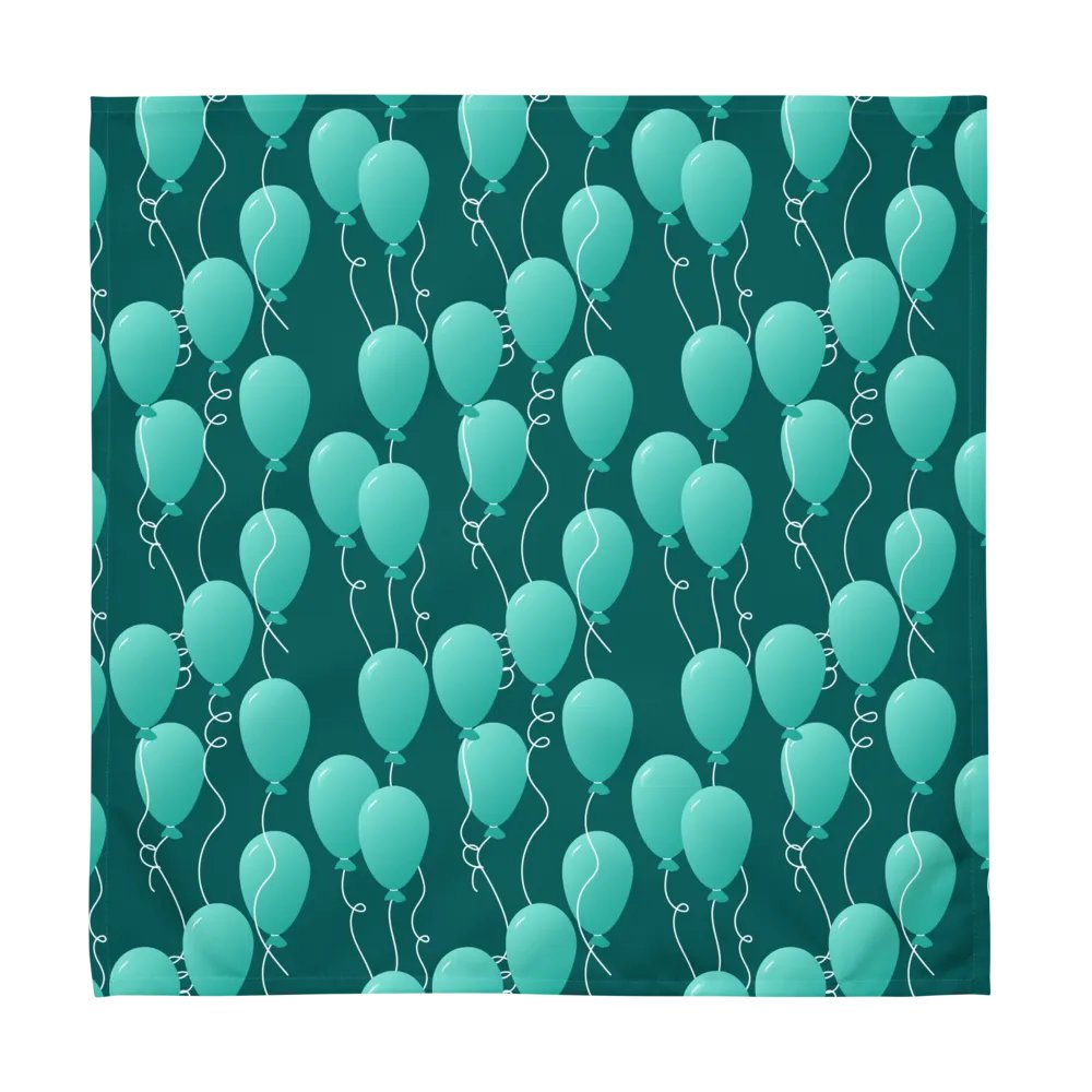 Set of Floating Balloons Party Time! Cloth Napkins product image (8)