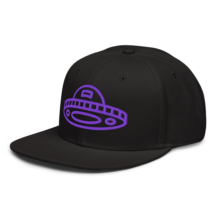 Galactic Glow Snapback Cap product image (2)