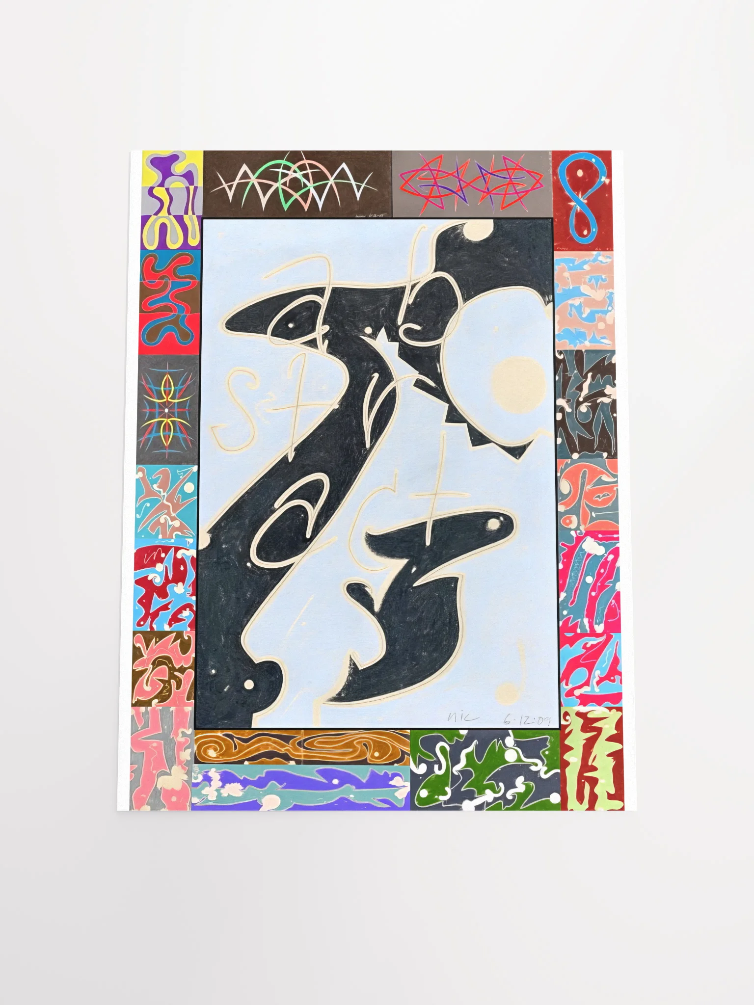 Abstract poster 2009 print product image (5)