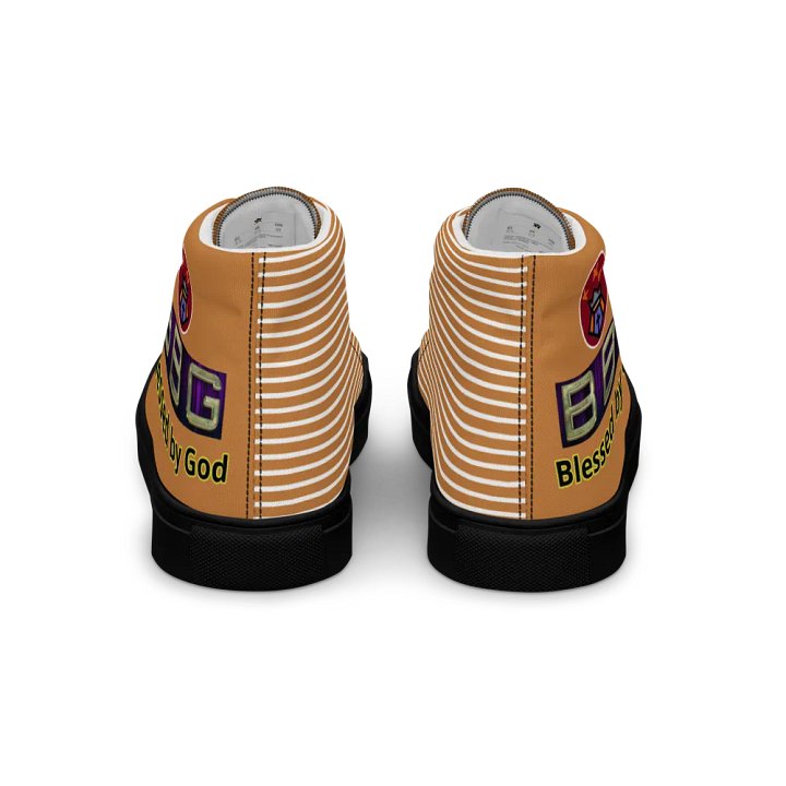 BBG Tan Pattern High Tops - Black Soles product image (2)