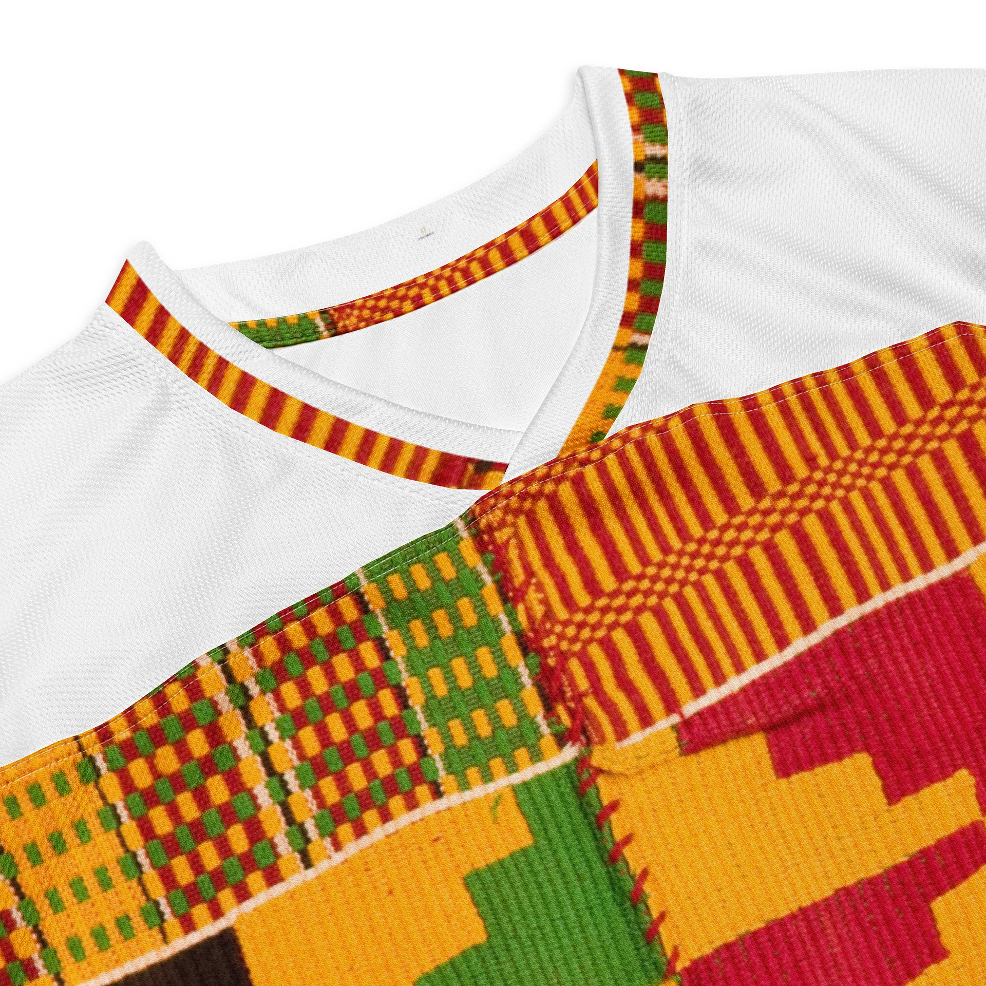 Kente Print Hockey Jersey — Unisex product image (4)
