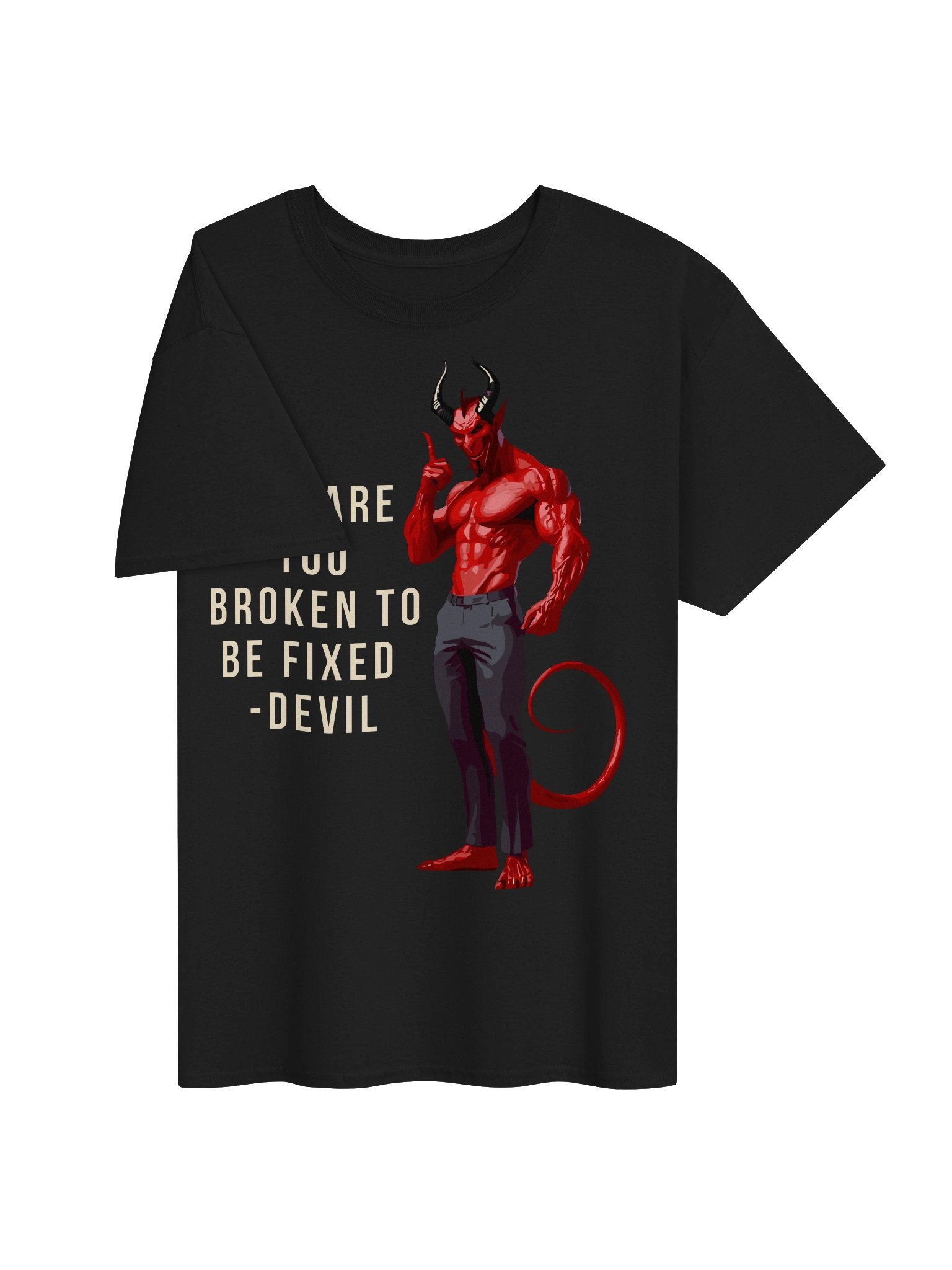 Broken to Be Fixed Devil Tee product image (3)
