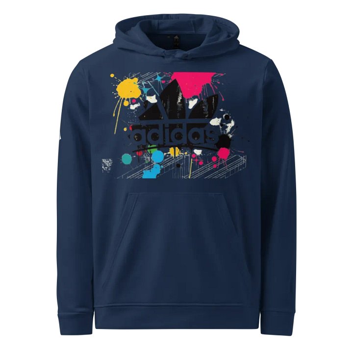 Adidas Splatter Logo Fleece Hoodie product image (1)