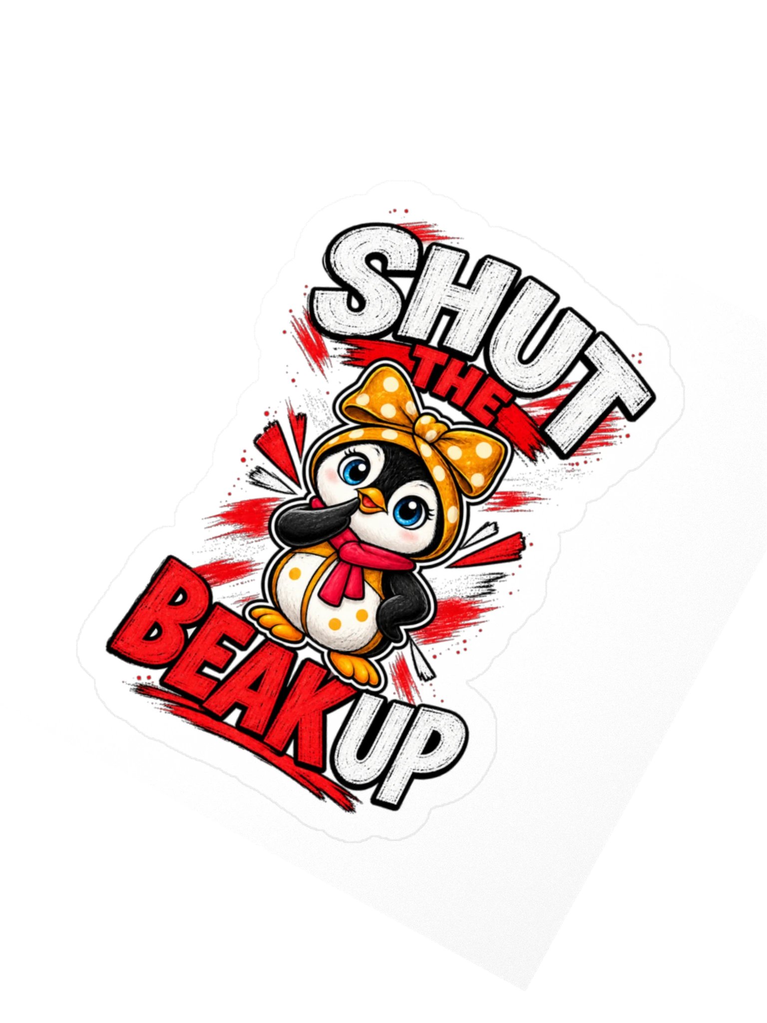 Shut The Beak Up Lulu Sticker product image (2)