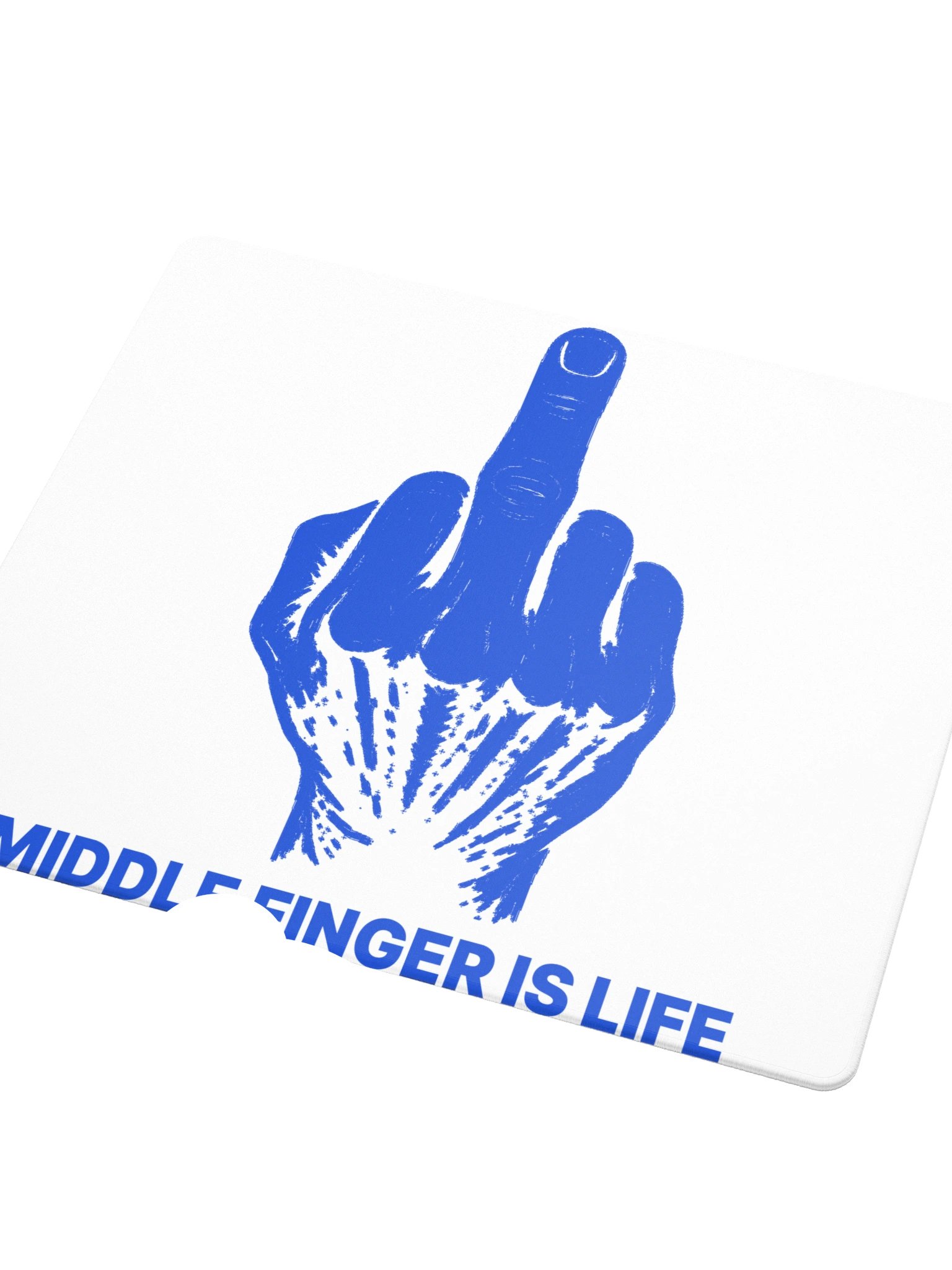 No ShopCo | Gaming Mouse Pad - Royal Blue on White product image (3)