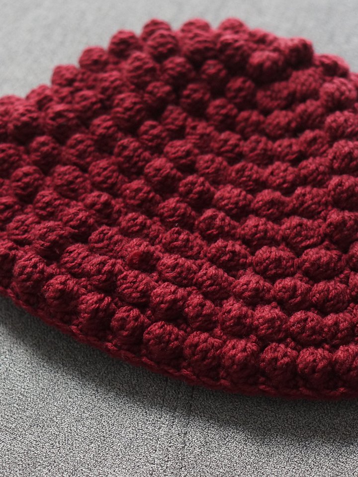 Bubbly bucket hat crochet pattern product image (2)