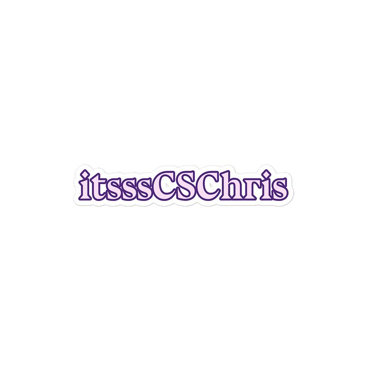 itssCSChris Huge 8"x10" Sticker product image (1)