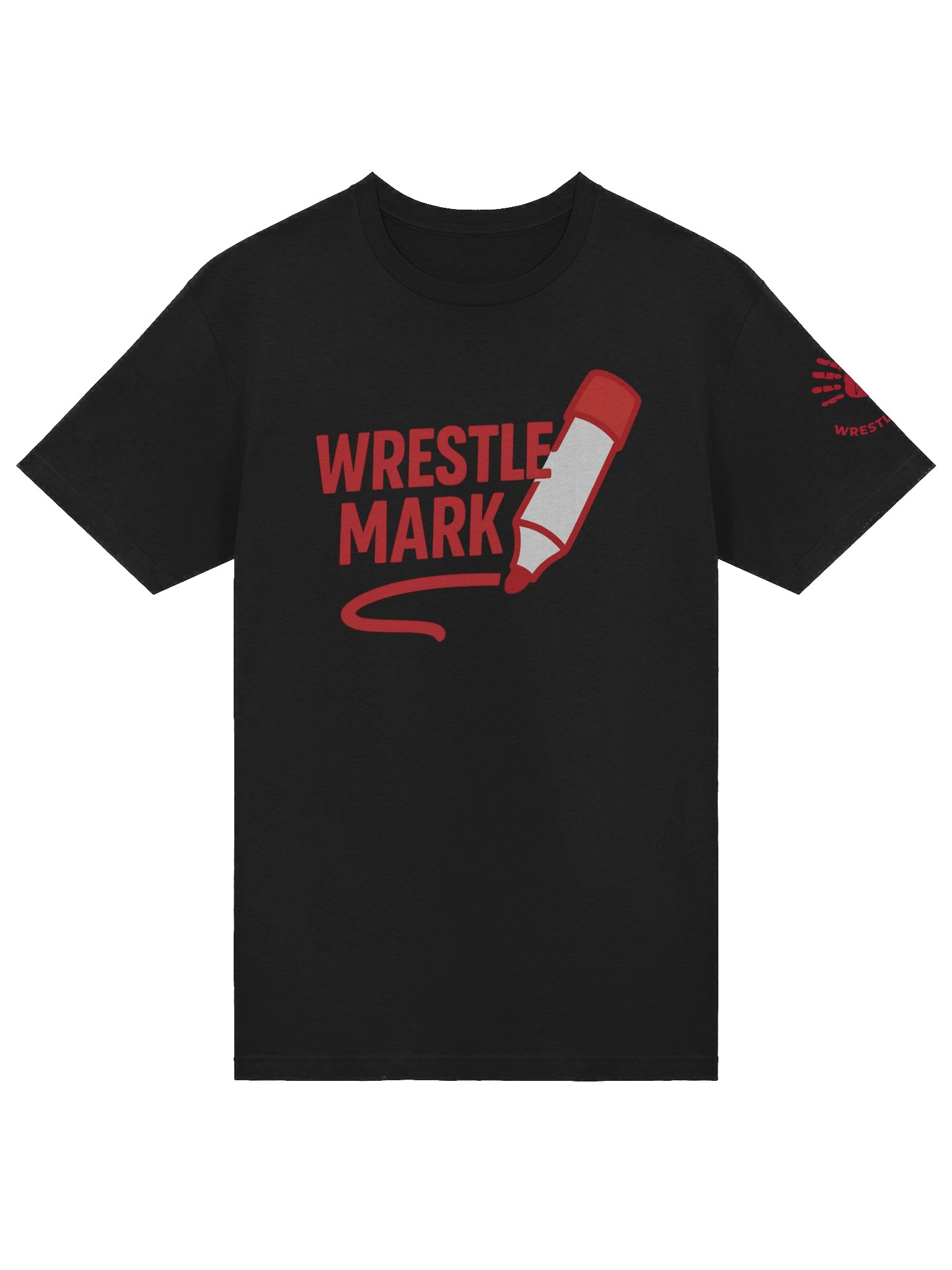 Wrestle Mark - Black Shirt product image (5)