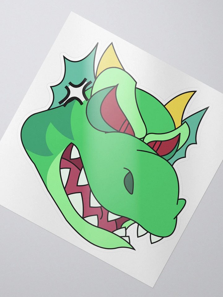 Angry Dragon Green Sticker product image (2)