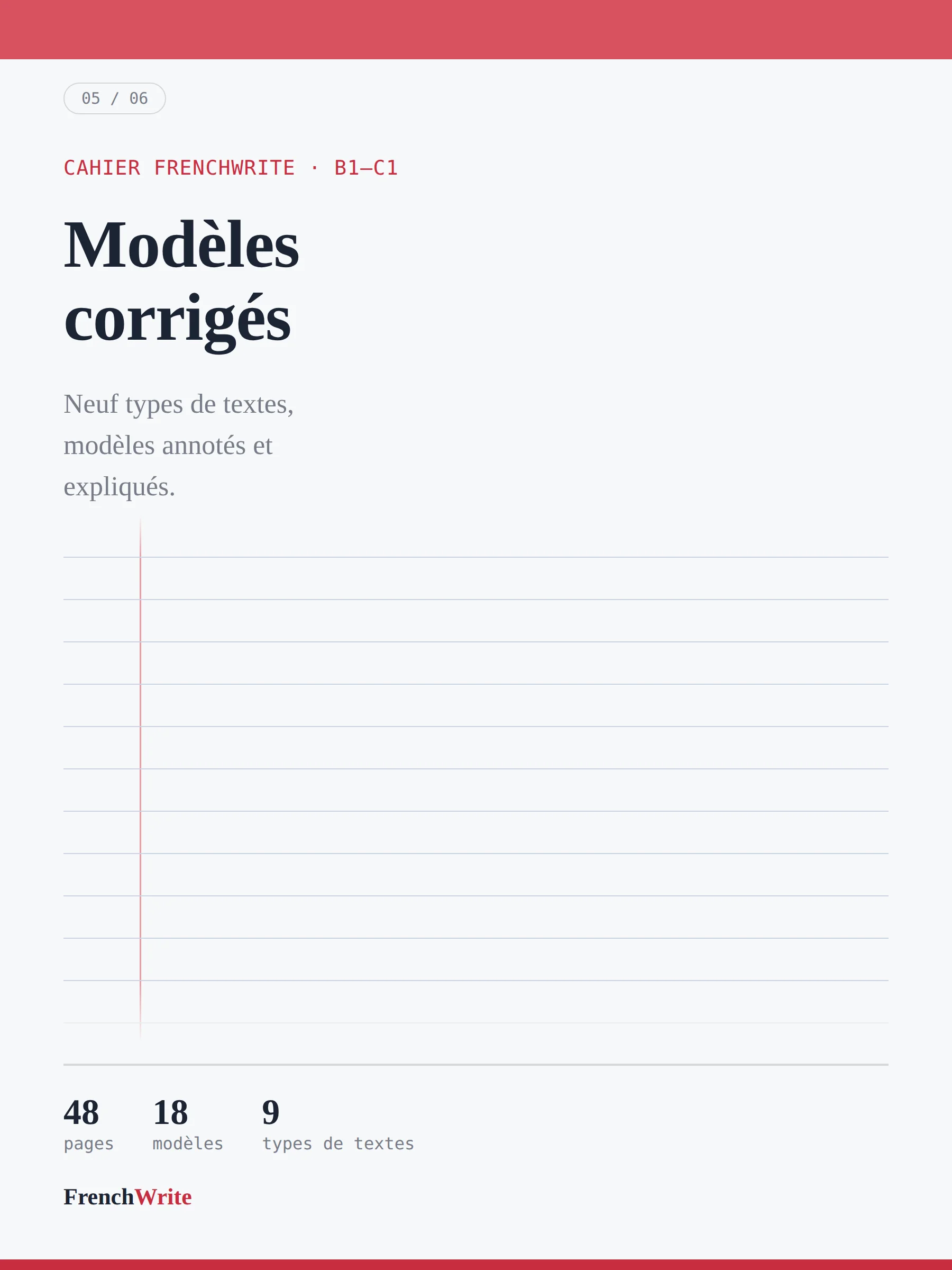 Modèles corrigés — Textes annotés en français — PDF (B1–C1) product image (2)