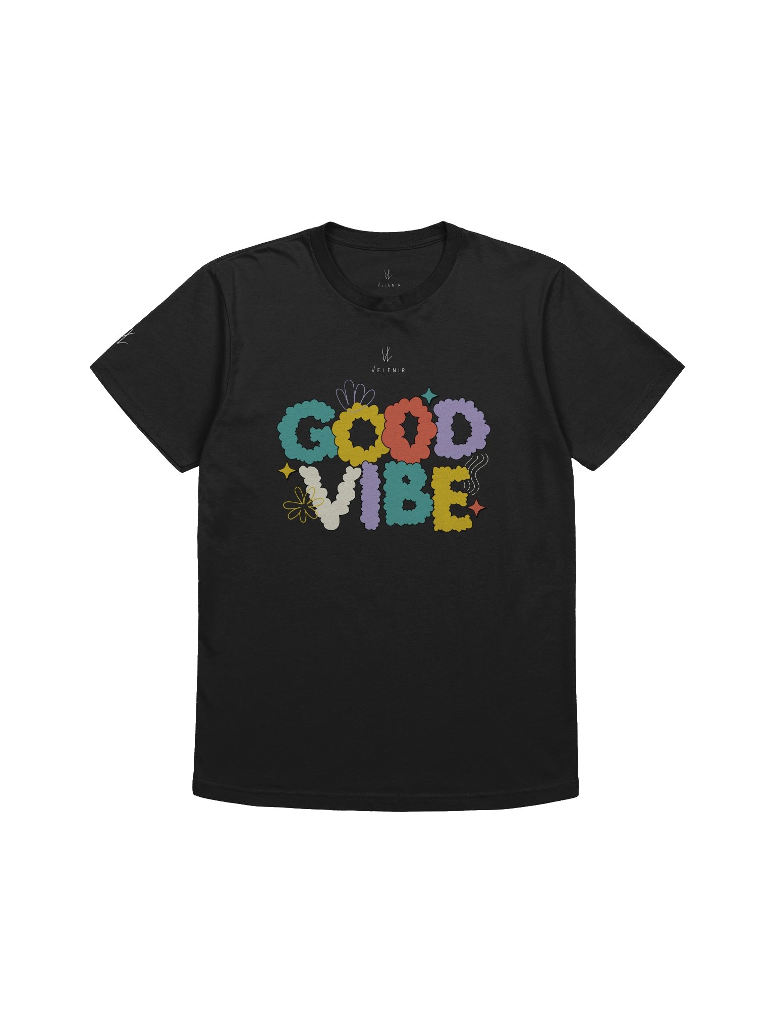 Velenir Good Vibes Womens Supersoft T-Shirt product image (3)