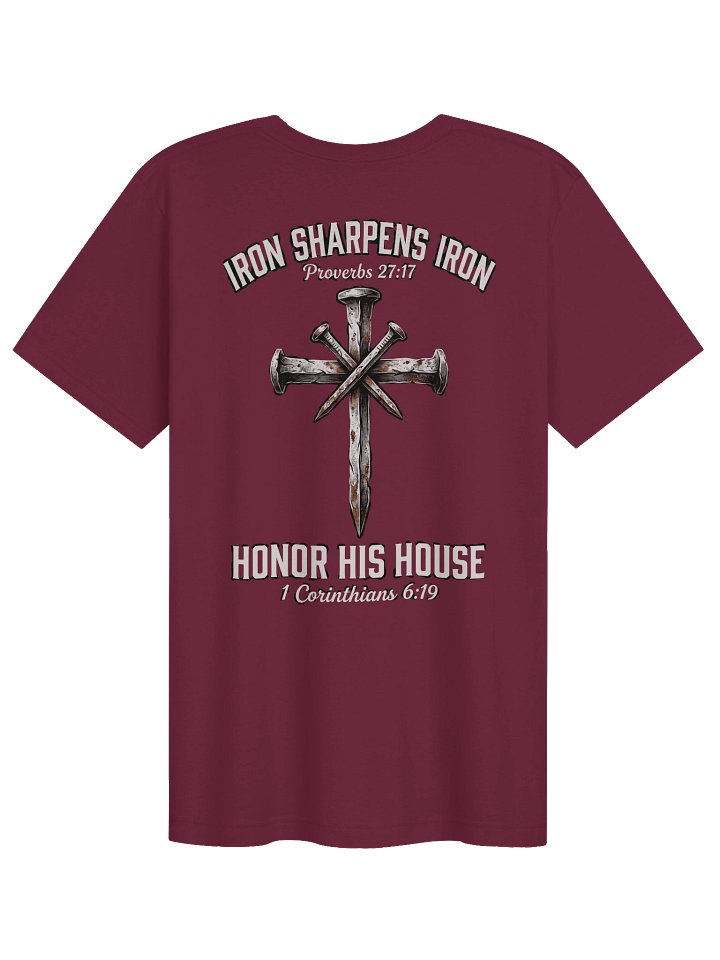 Unisex His House "Iron Sharpens Iron" T-Shirt product image (1)