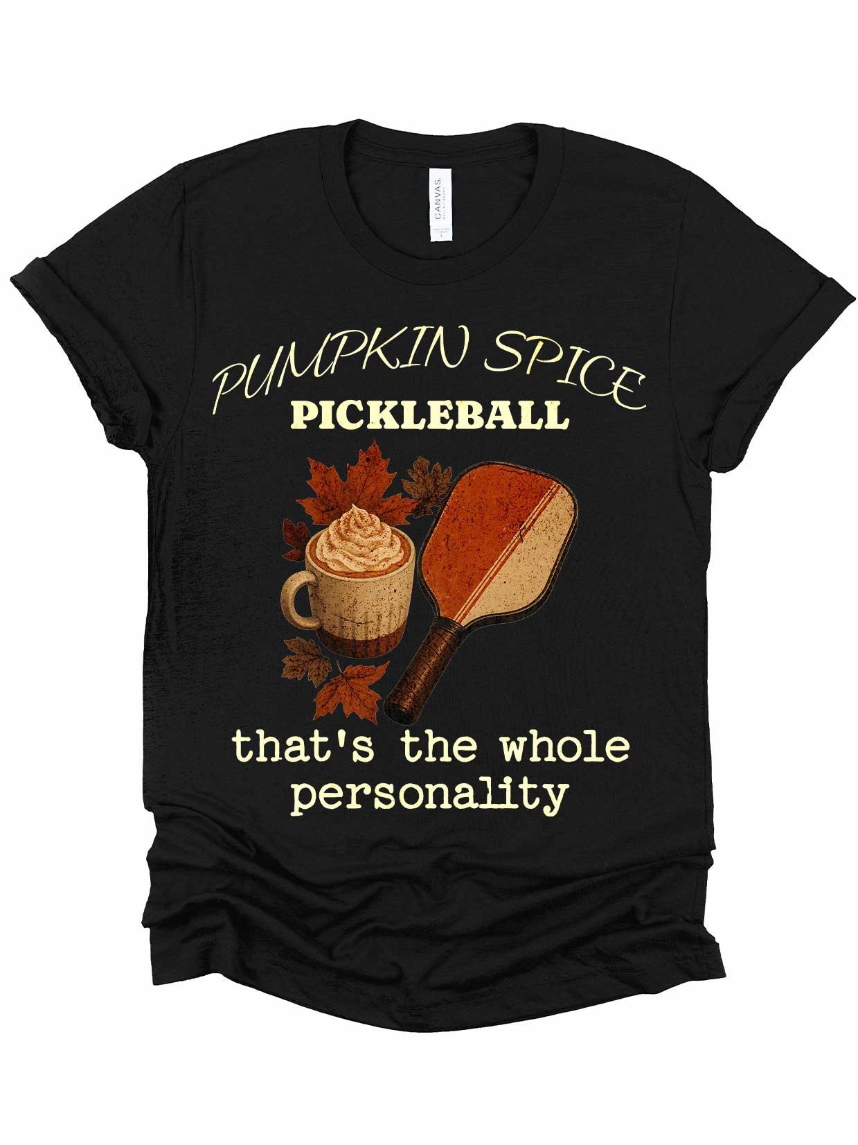 Pumpkin Spice Pickleball T Shirt Funny Fall Gift for Pickleball Lovers product image (1)