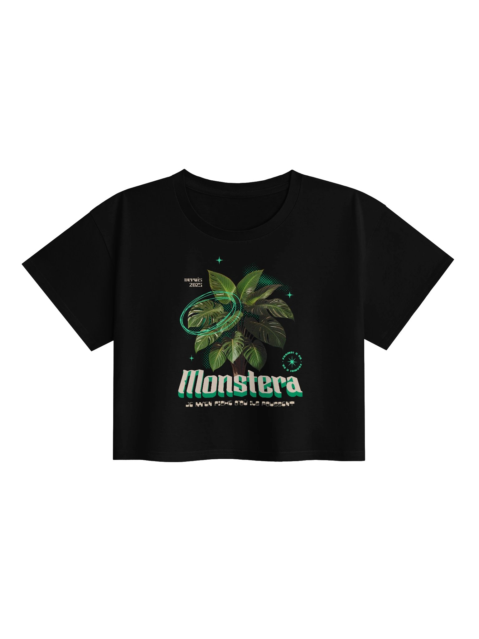 Monstera Crop Top - Eclectic Retro product image (4)