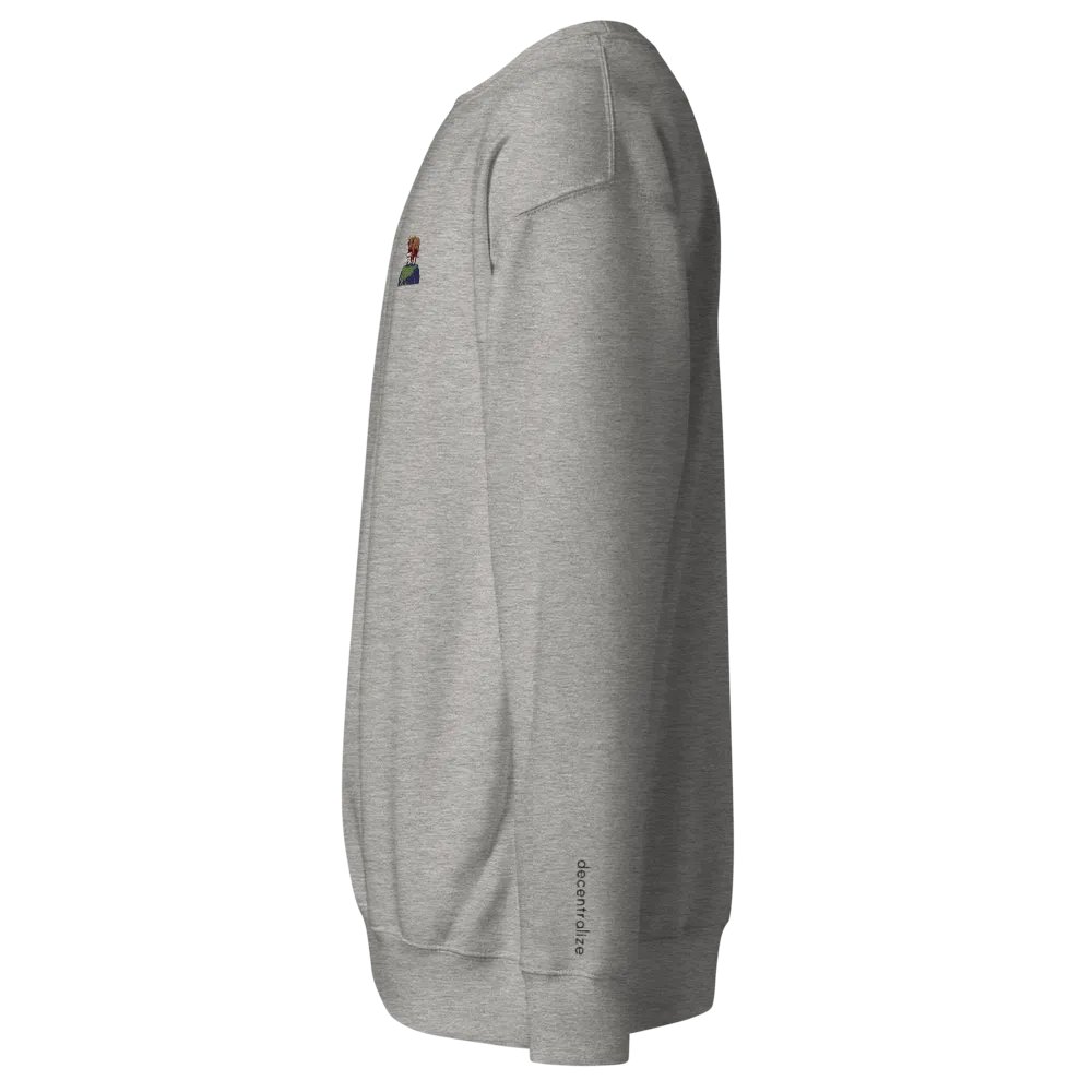 Ethereum is good image crewneck (grey) product image (2)
