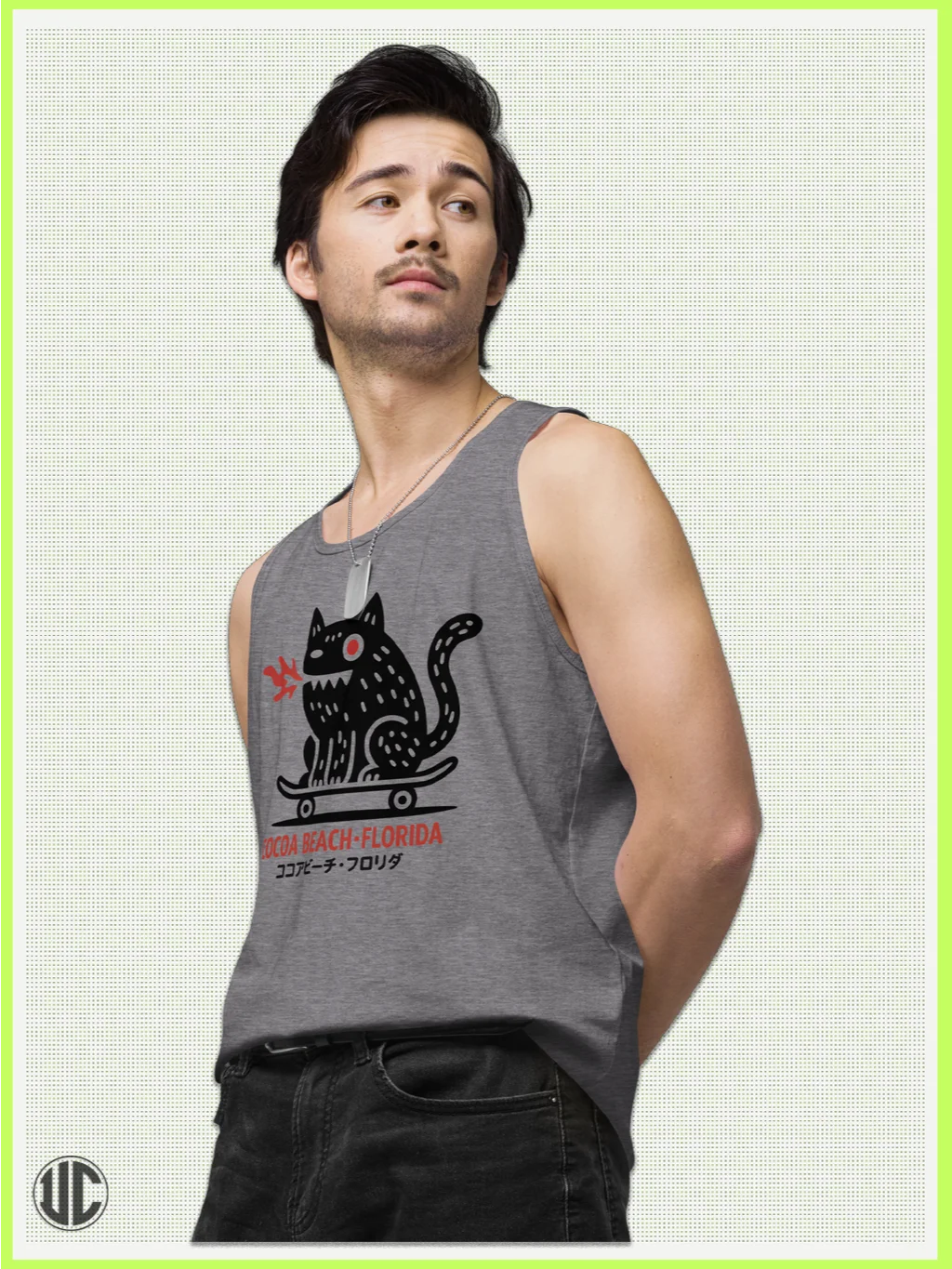 Cocoa Beach Skater – Men’s Tank Top product image (6)