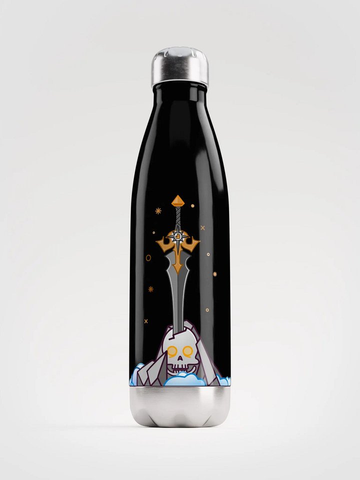 Sword in the Skull - Argent Variation - Water Bottle [Stainless Steel] product image (1)