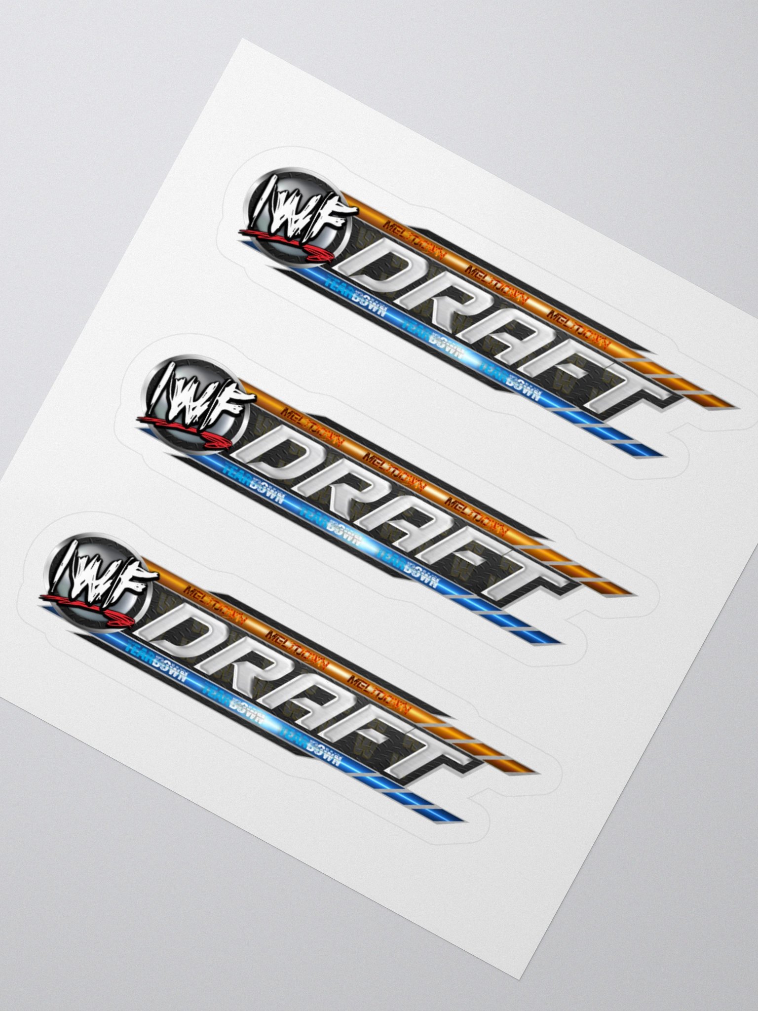 IWF: DRAFT Sticker Sheet product image (2)