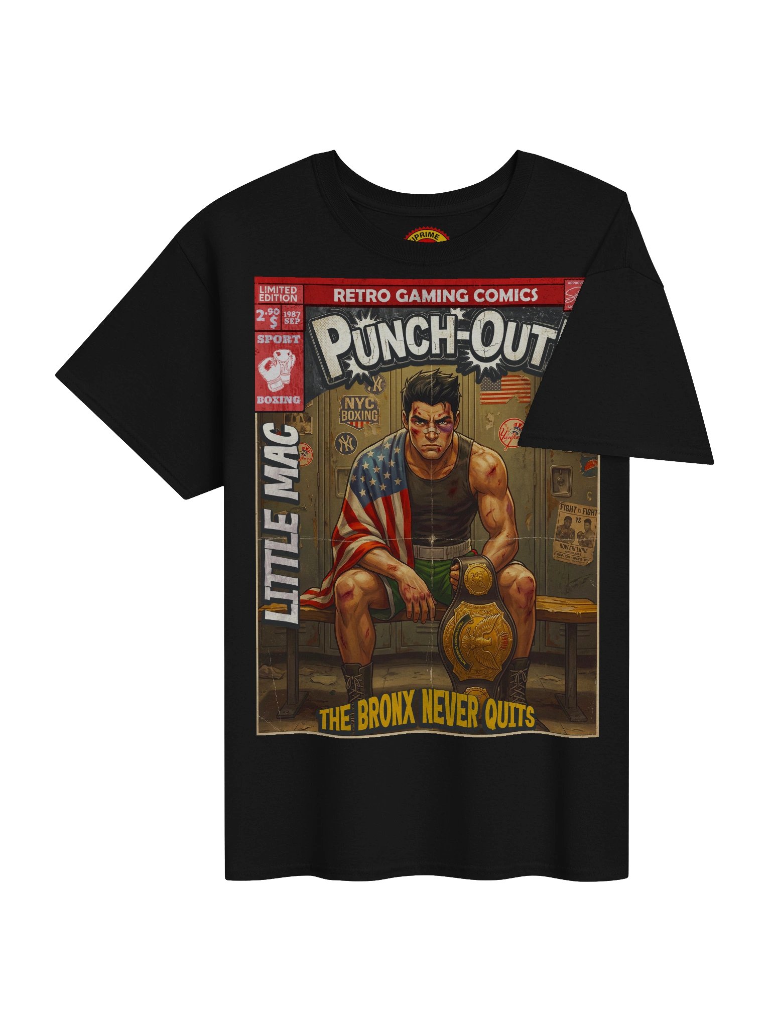 Punch-Out Comic Art T-Shirt product image (4)
