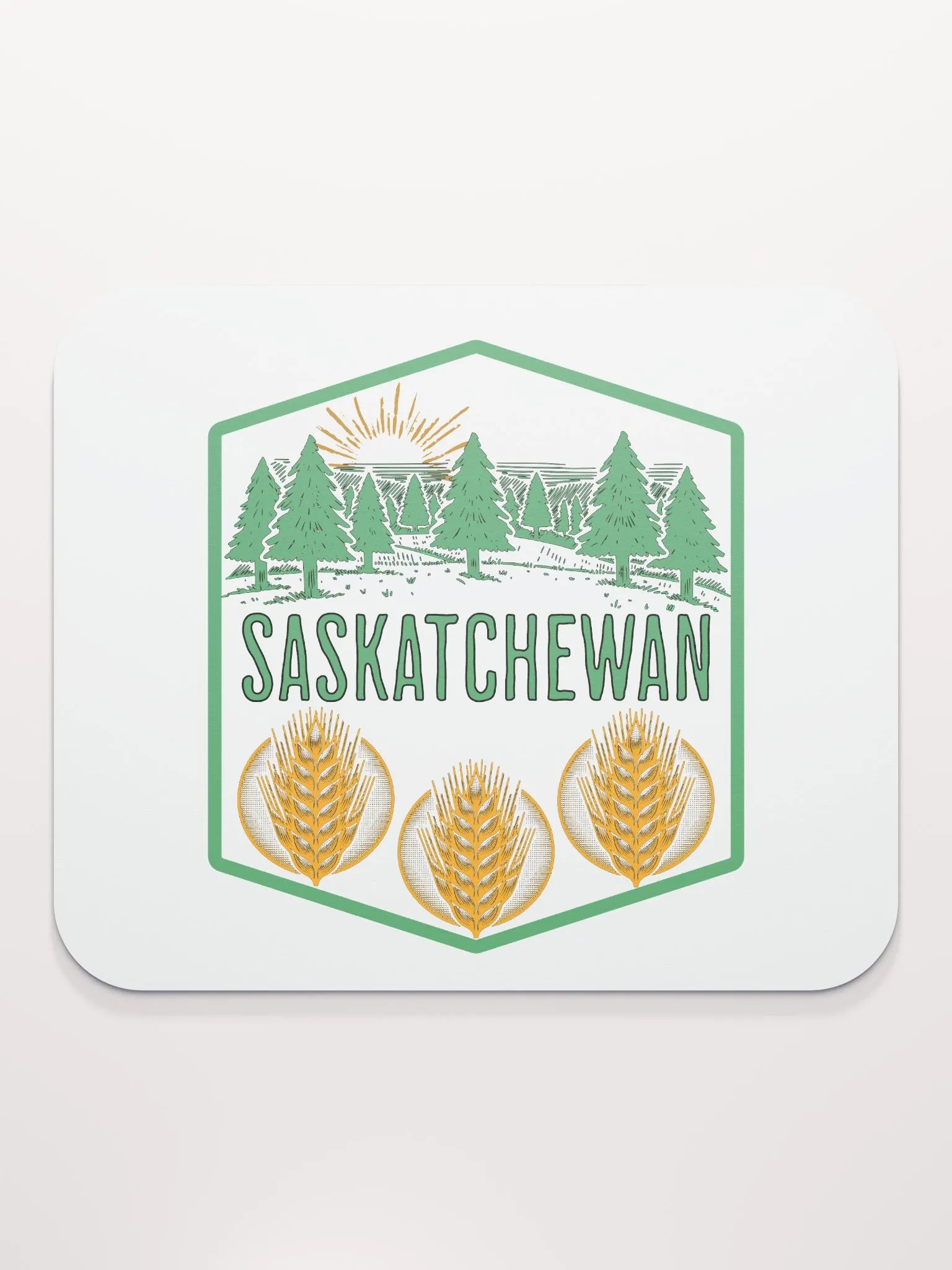 Saskatchewan Tree Wheat Wilderness Mouse Pad product image (2)
