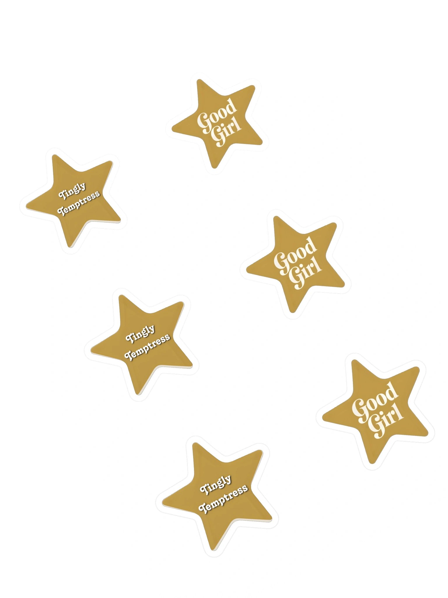 Good Girl/Tingly Temptress Kiss Cut Sticker Sheet product image (1)