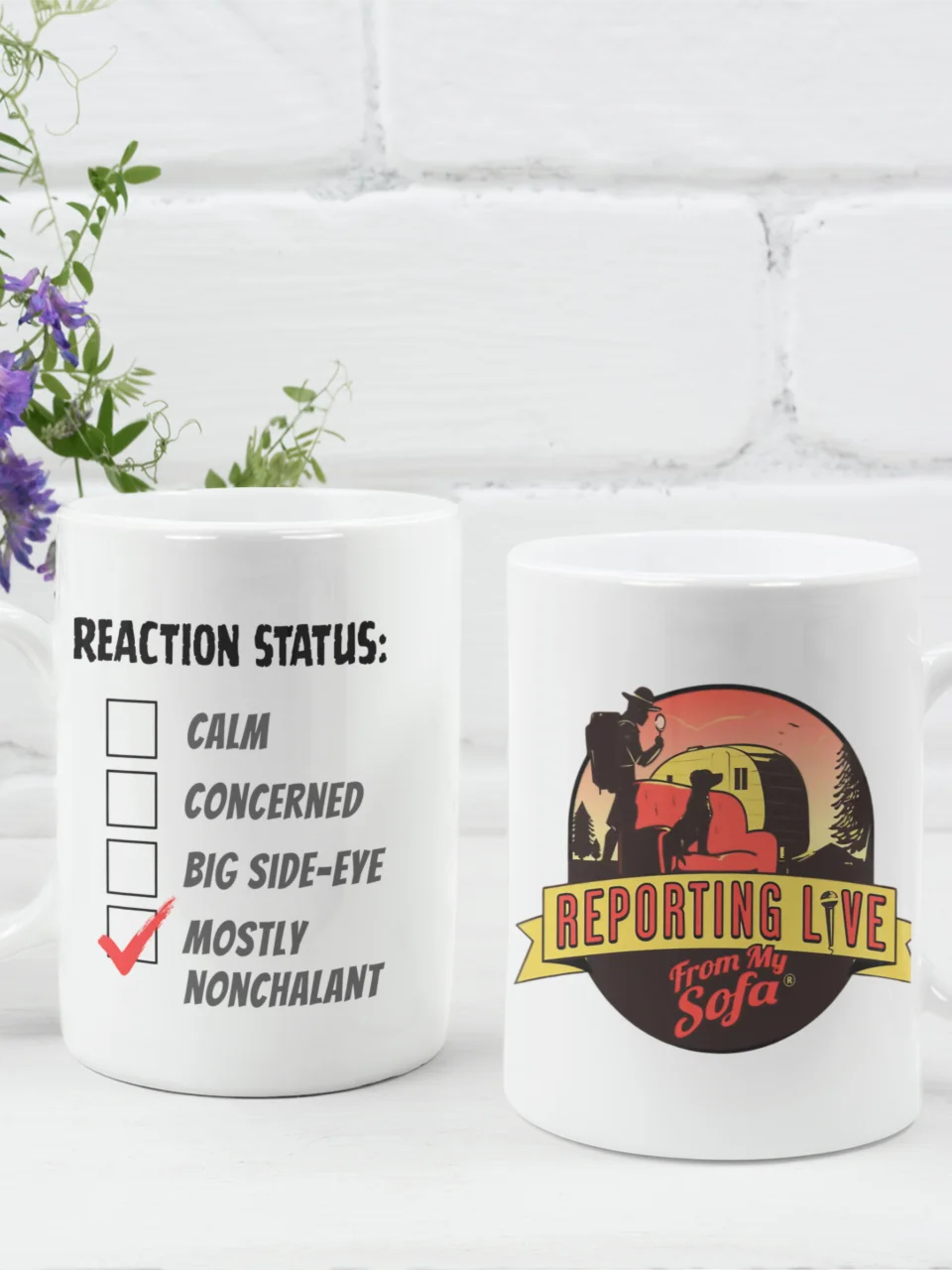 Mostly Nonchalant Reaction Status Mug product image (8)