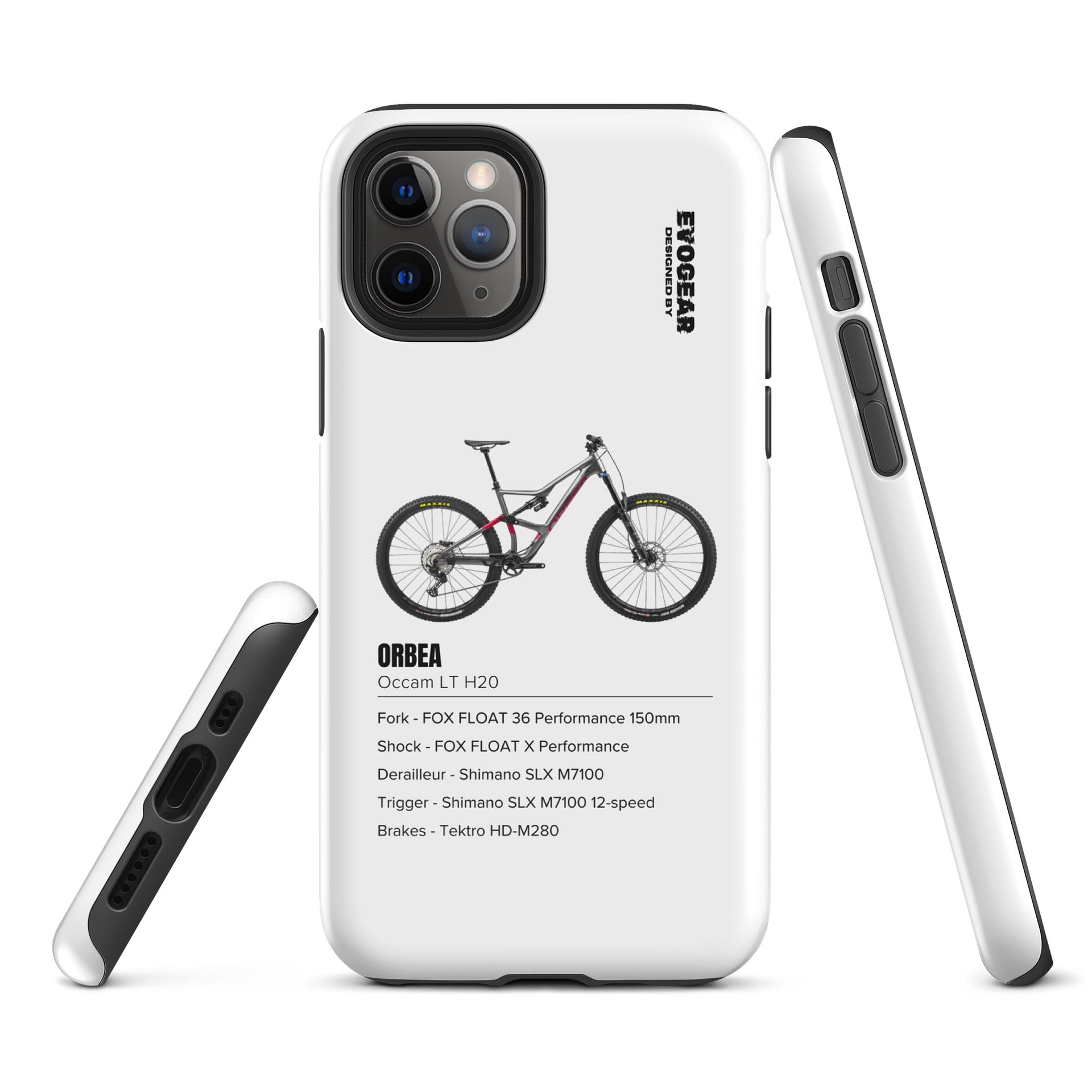 White Orbea Occam LT H20 iPhone Case product image (2)