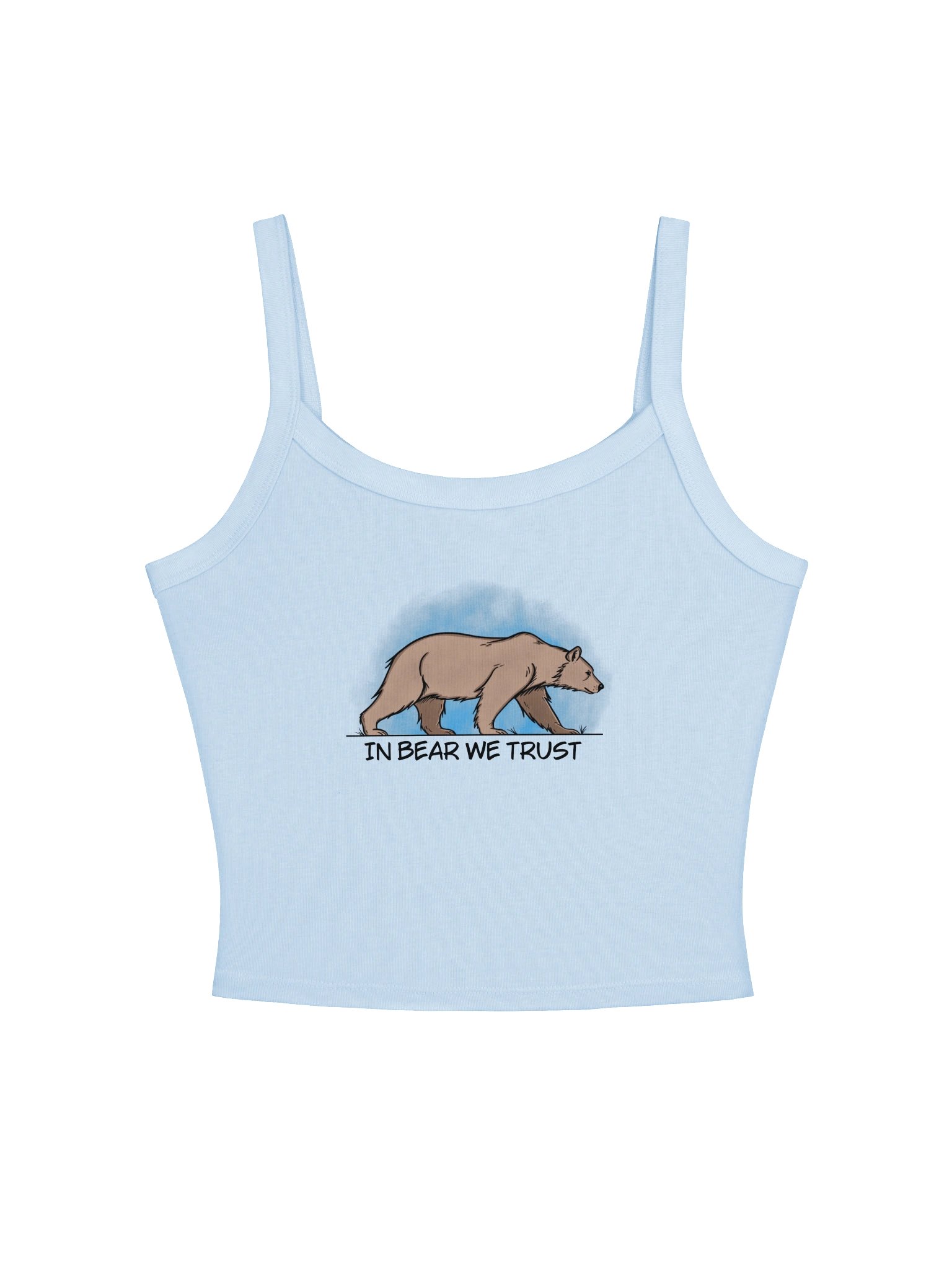 In Bear We Trust Cropped Tank product image (1)