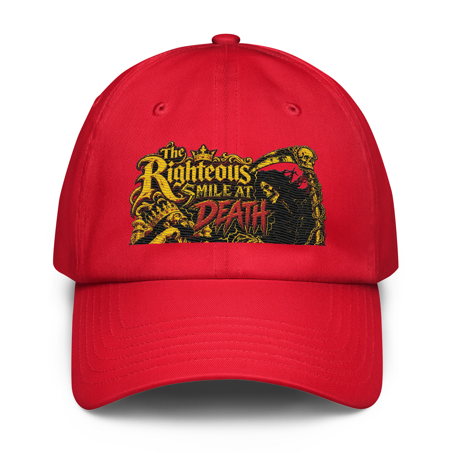 The Righteous Smile at Death Dad Hat product image (1)