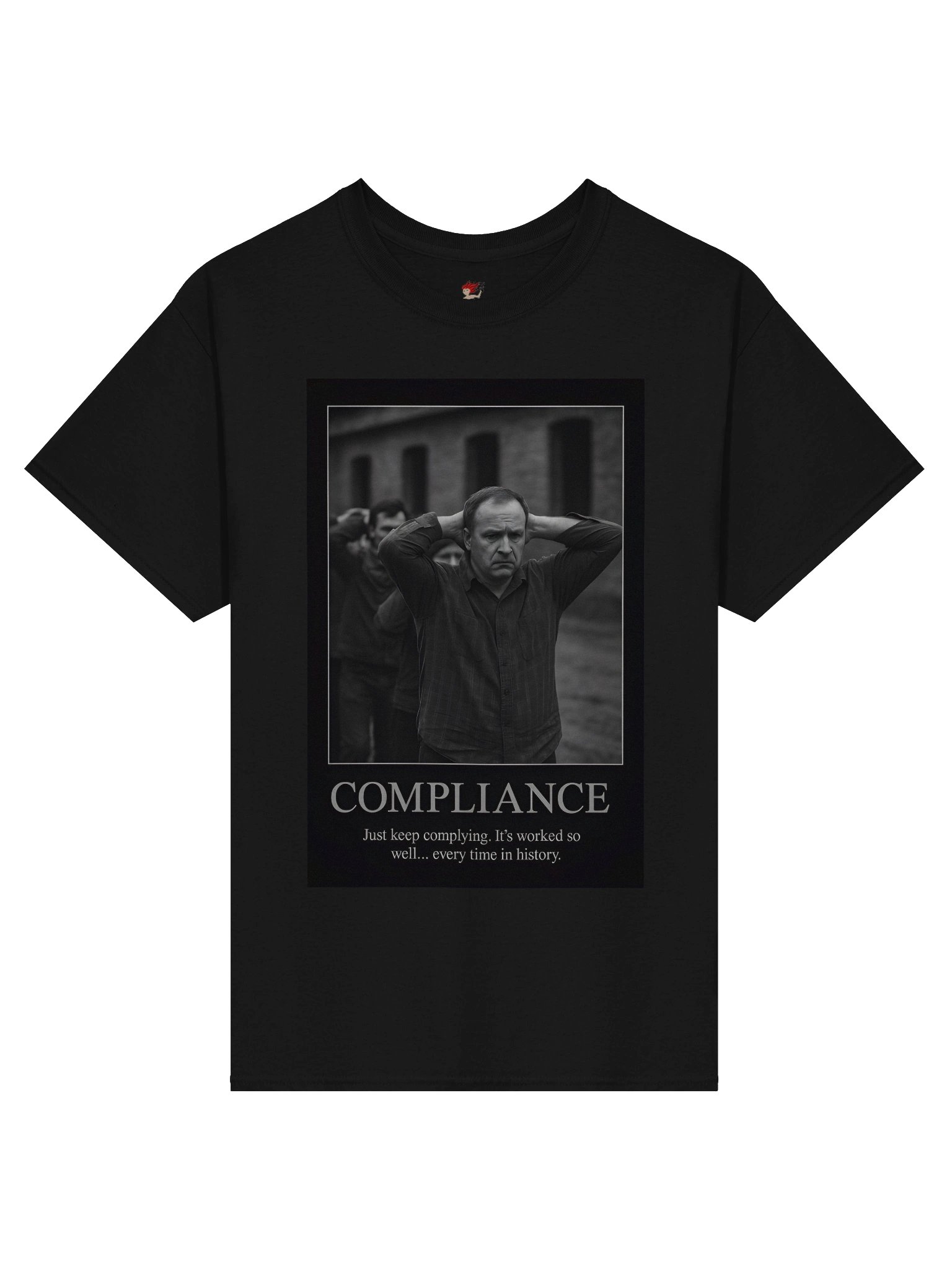 Compliance Tee - Obedience never leads to freedom product image (3)