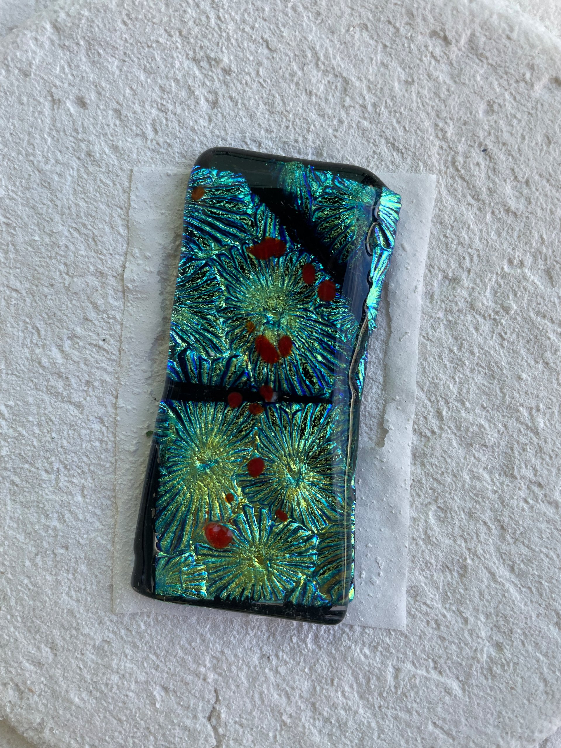 Blue Dichroic Glass Pendant product image (1)