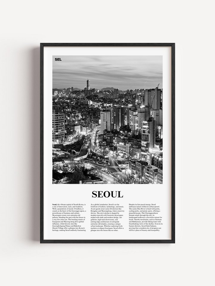 Seoul 02 Newspaper Poster product image (1)